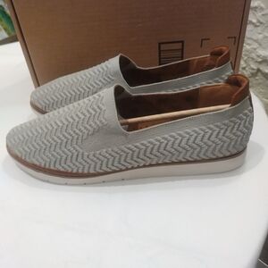 Cobb Hill Camryn Slipon Women's Slip On Gray Leather Size 11